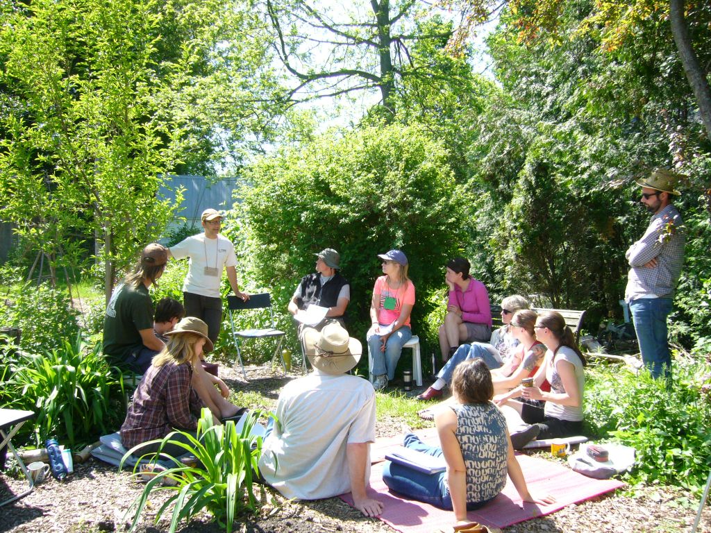 permaculture intro, outdoor class